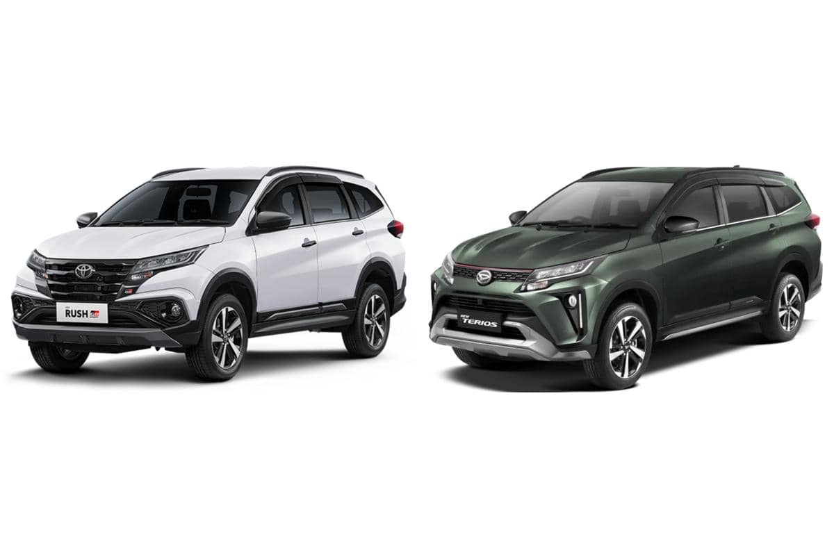 Toyota Rush GR Sport dan Daihatsu Terios R Custom