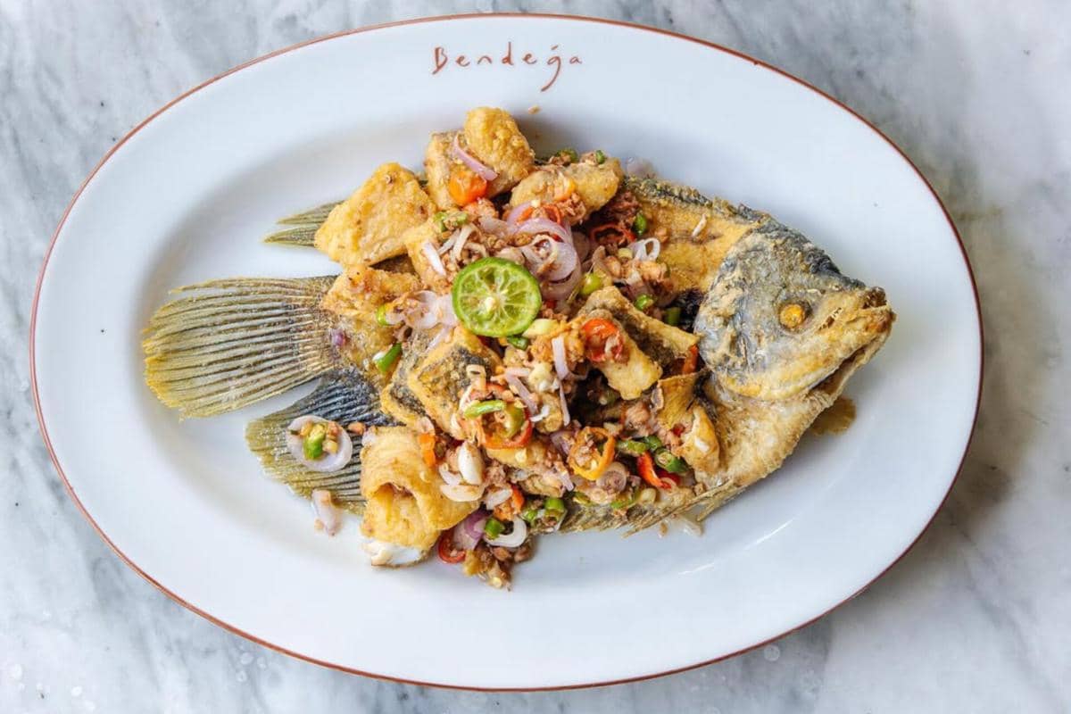 potret menu Bendega Bali