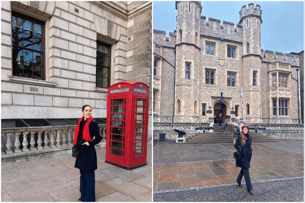 Cathy Sharon menikmati libur natal di London