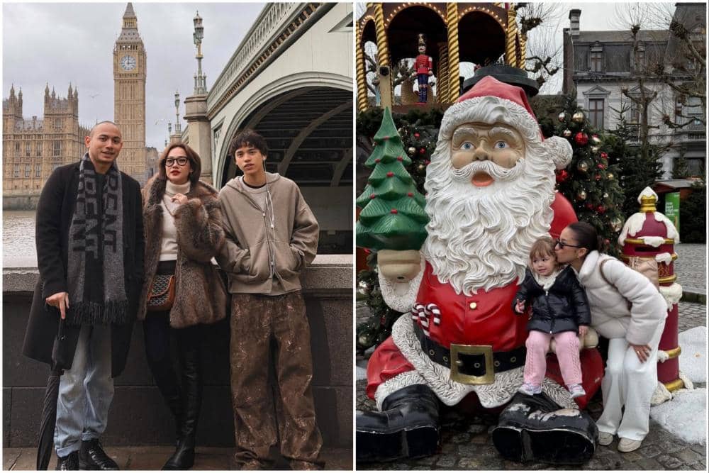 Seleb liburan ke Eropa di akhir tahun 2025.