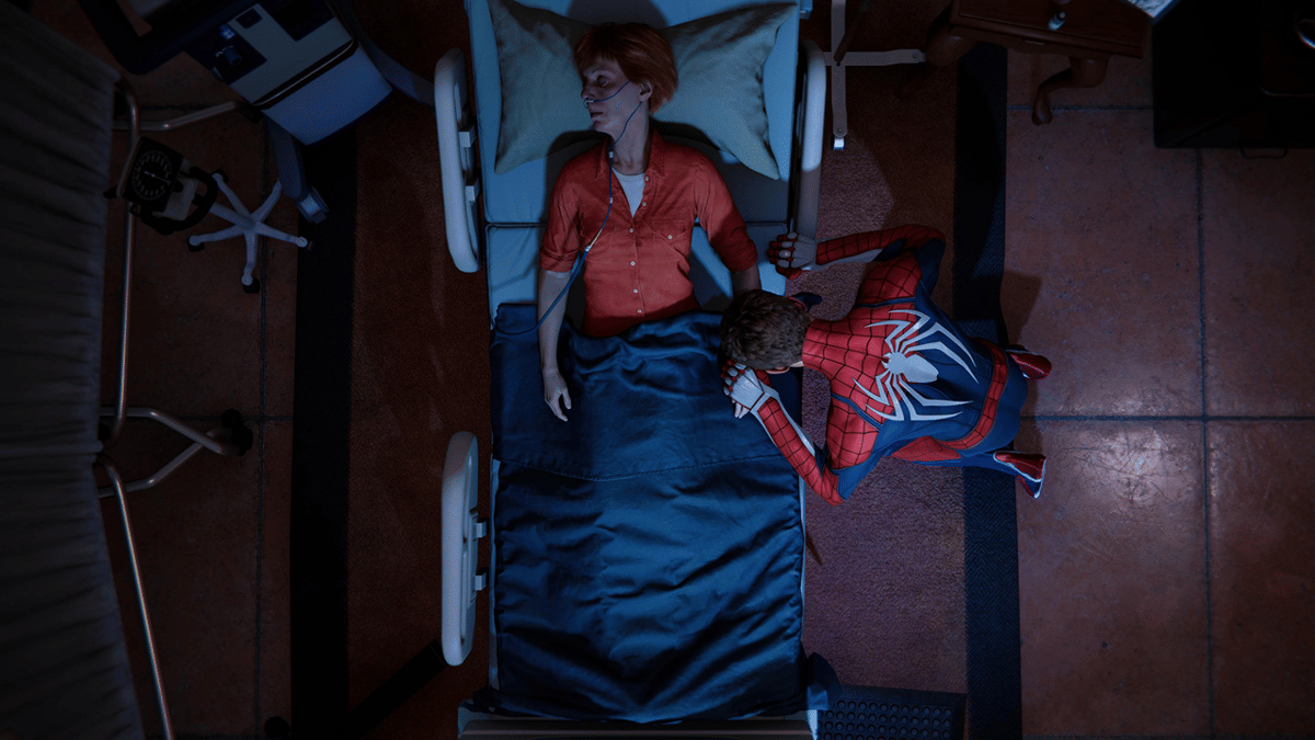 kematian bibi May dalam versi game Spider-Man