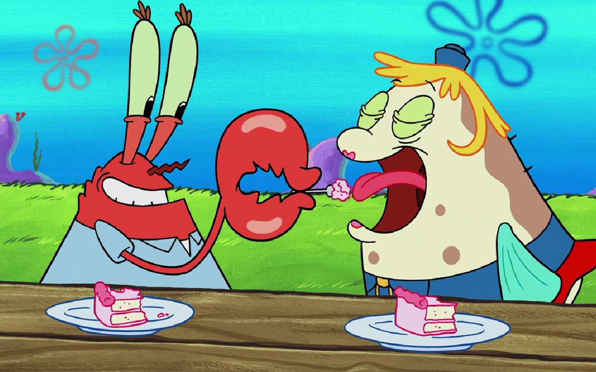 Nyonya Puff dan Tuan Krabs masih mesra meski sudah 16 tahun pacaran