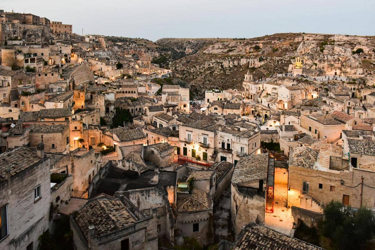 ilustrasi kota Matera