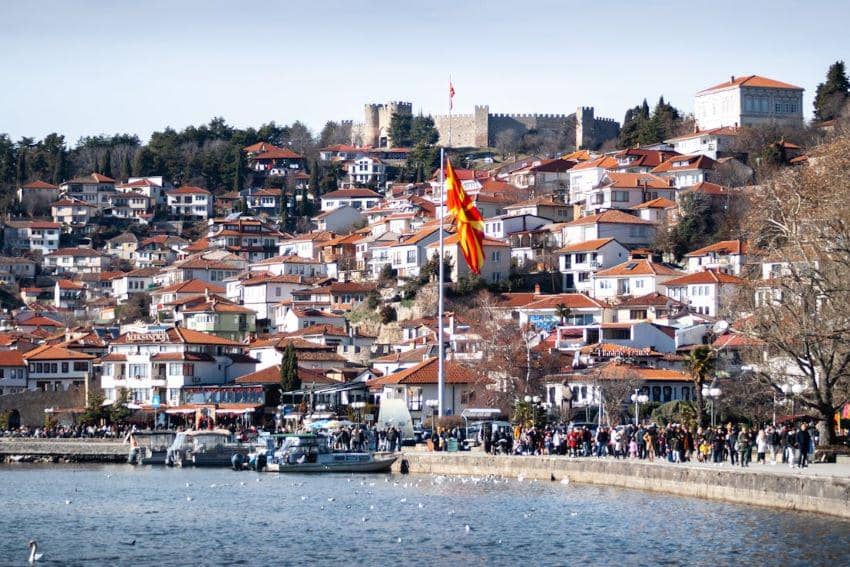 Kota Ohrid di Makedonia Utara