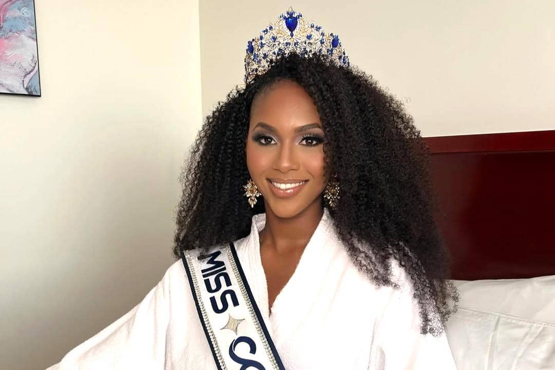 potret Kayla King, Miss Cosmo Guyana 2025 