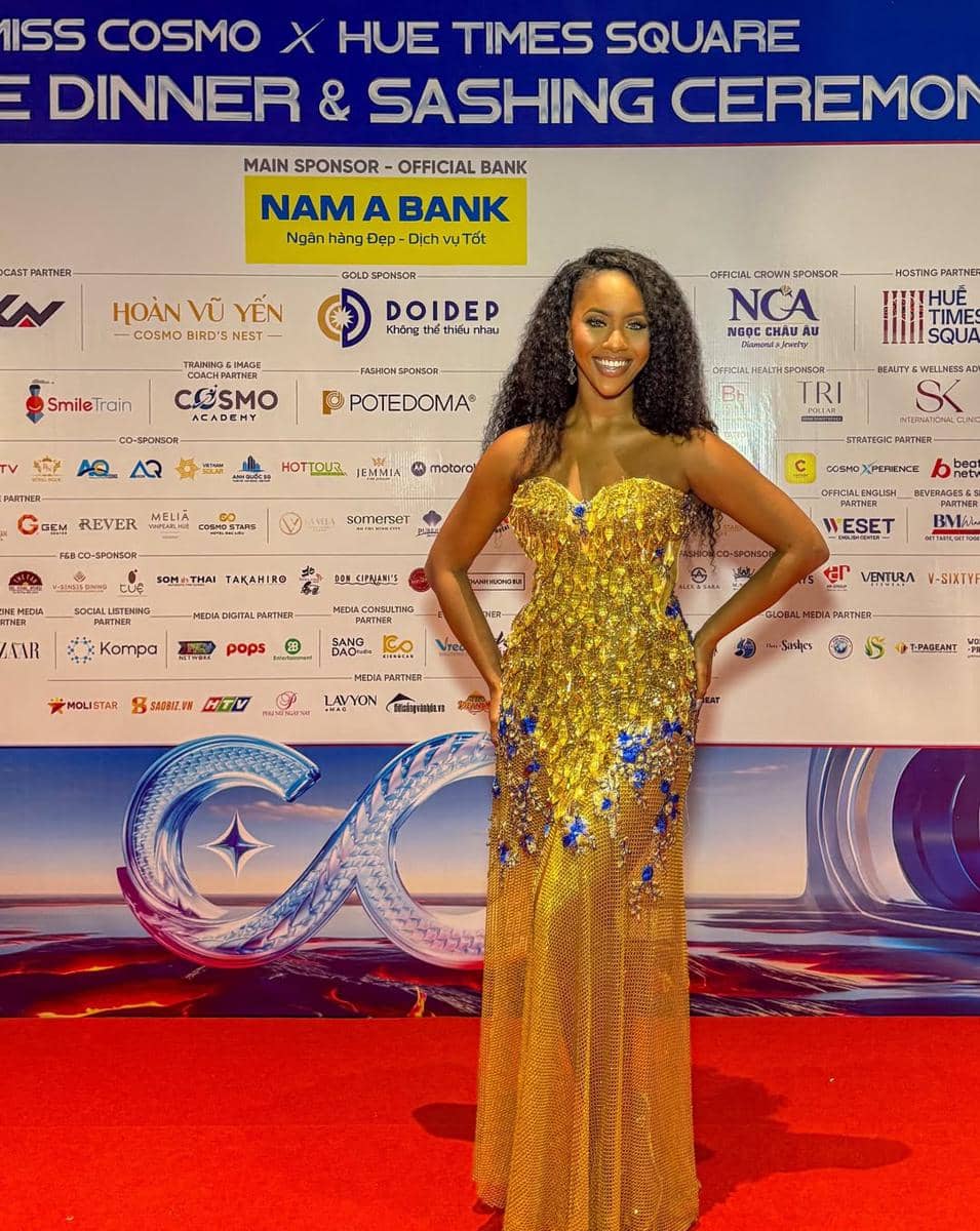 potret Kayla King, Miss Cosmo Guyana 2025