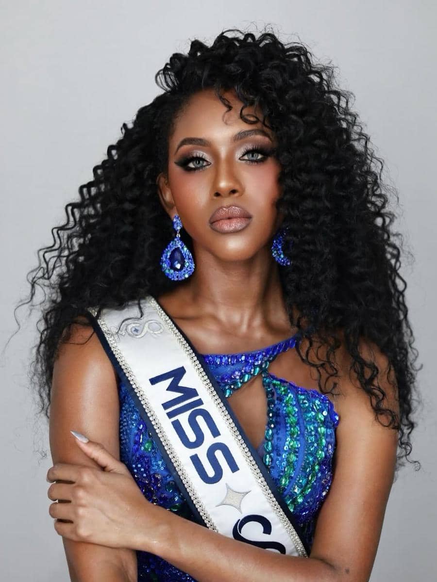 potret Kayla King, Miss Cosmo Guyana 2025