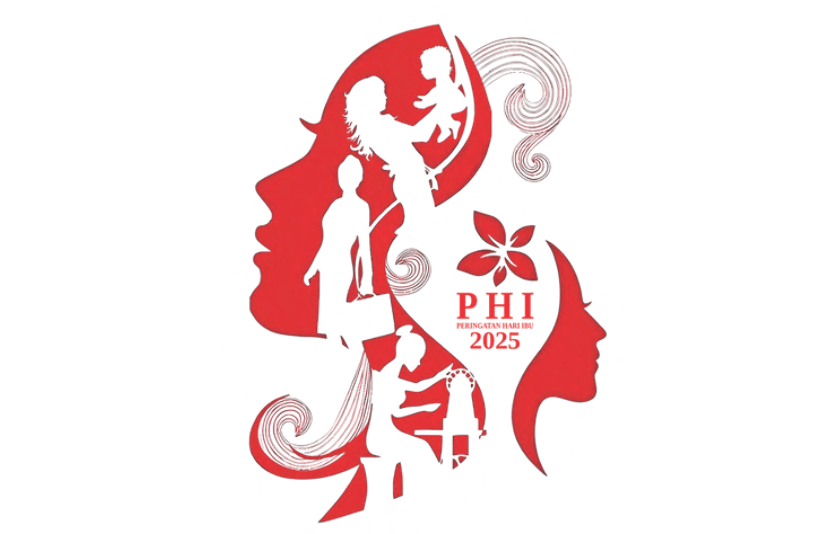 Logo acara Hari Ibu Nasional 2025