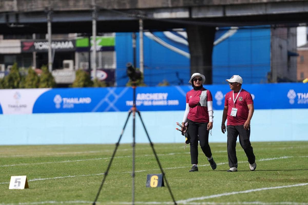 Tim panahan recurve Indonesia di SEA Games 2025