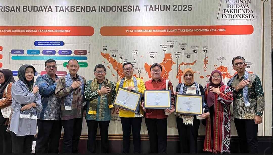 Kabupaten OKI kembali menerima sertifikat WBTB untuk 5 budaya.