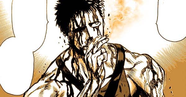 Zombieman merokok - One Punch Man