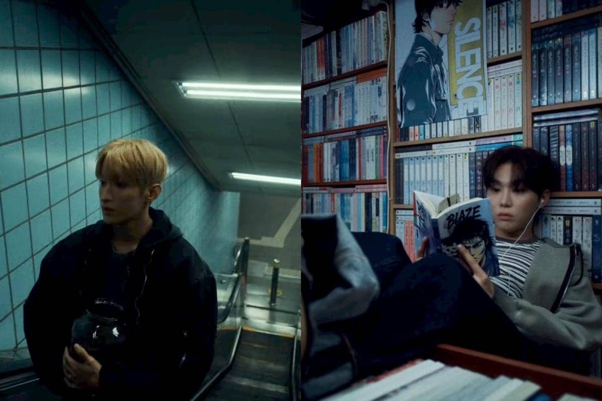 potret DK dan Seungkwan SEVENTEEN di 1st Mini Album Serenade trailer 