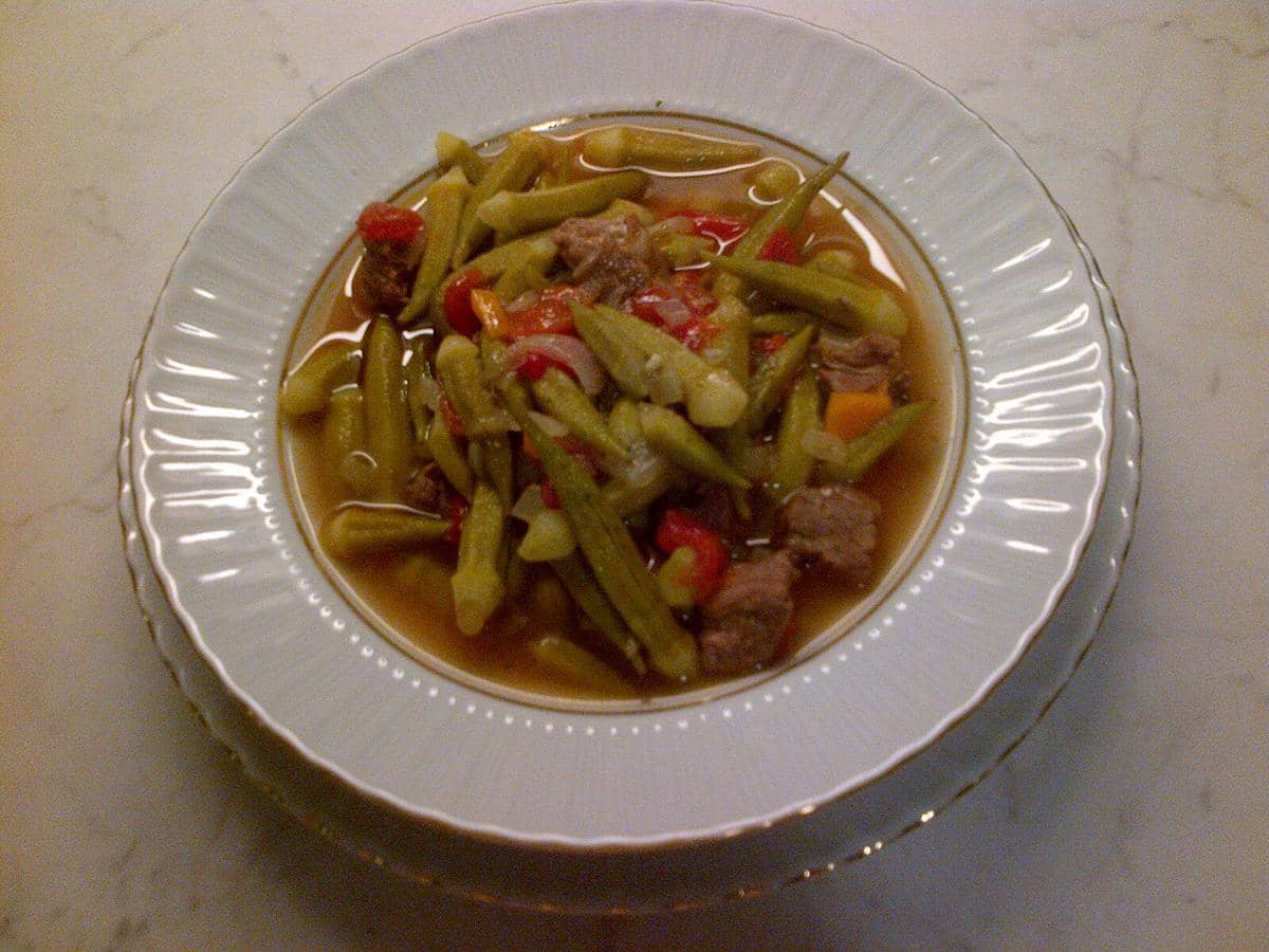 ilustrasi bamya daging