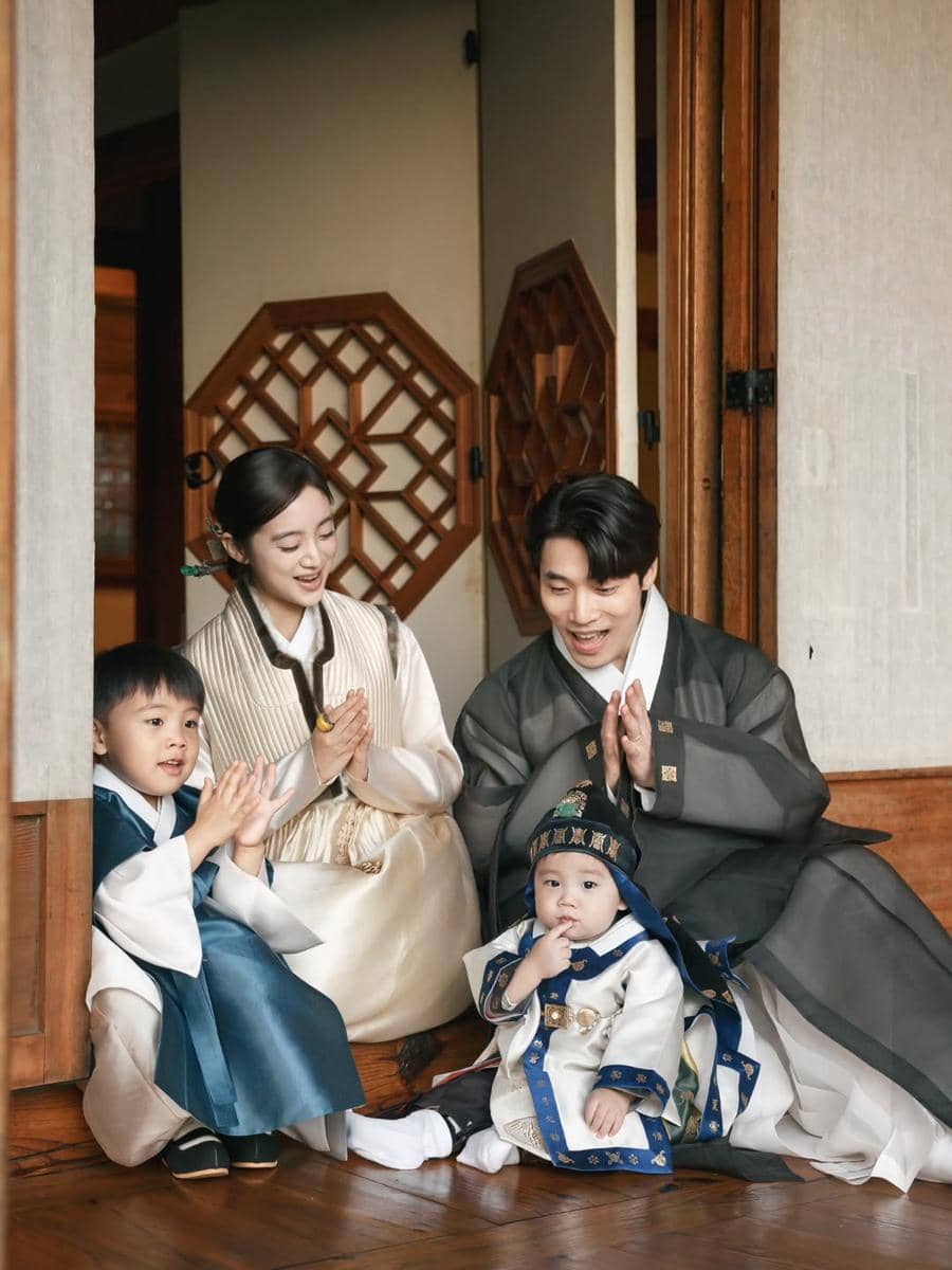 potret keluarga kecil Woo Hyerim