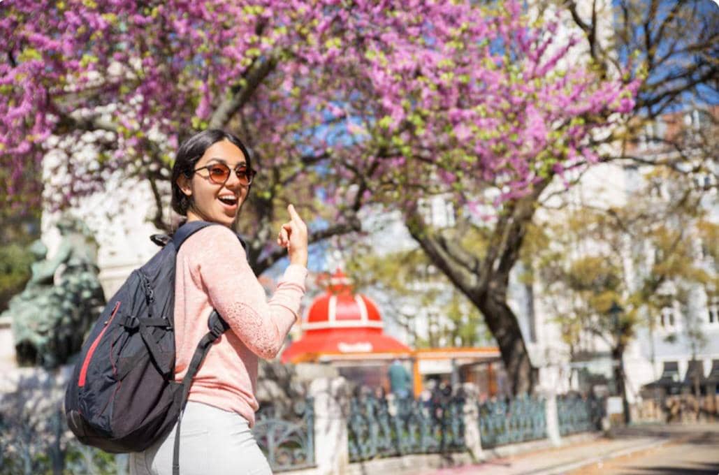 ilustrasi berkeliling Osaka