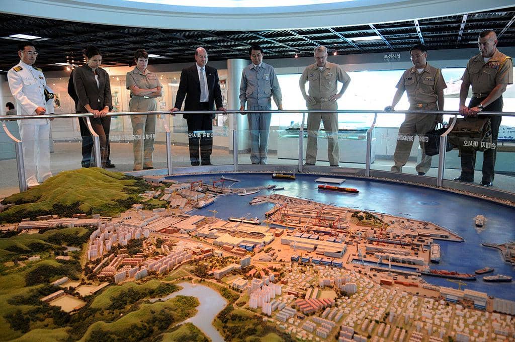 ilustrasi industri galangan kapal Ulsan