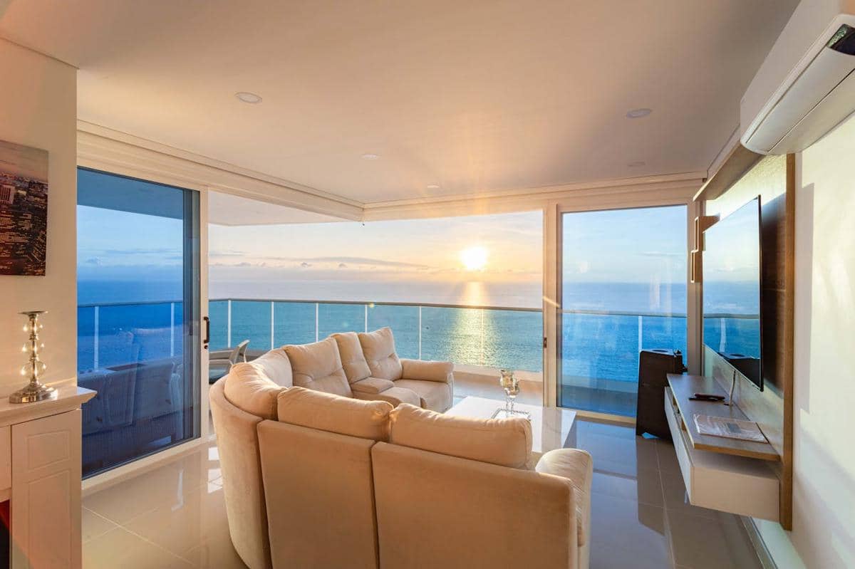 ilustrasi ruang tamu beige