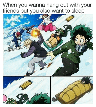 meme anime tentang nongkrong