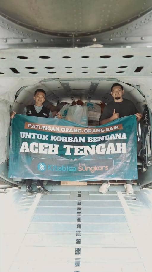 Bantuan Shireen dan Zaskia Sungkar untuk Aceh Tengah (instagram.com/shireensungkar)