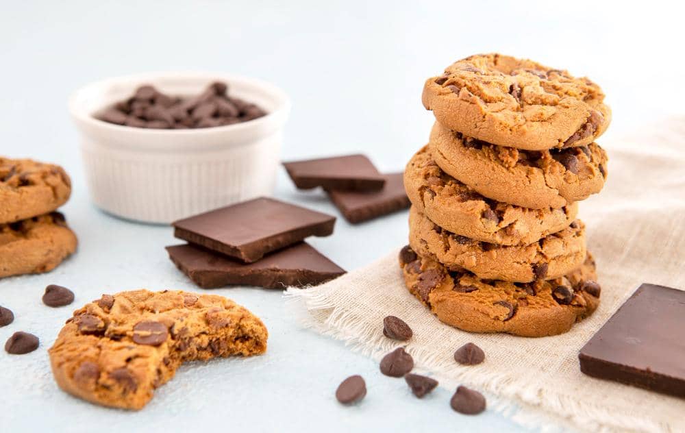 ilustrasi chocolate chip cookies