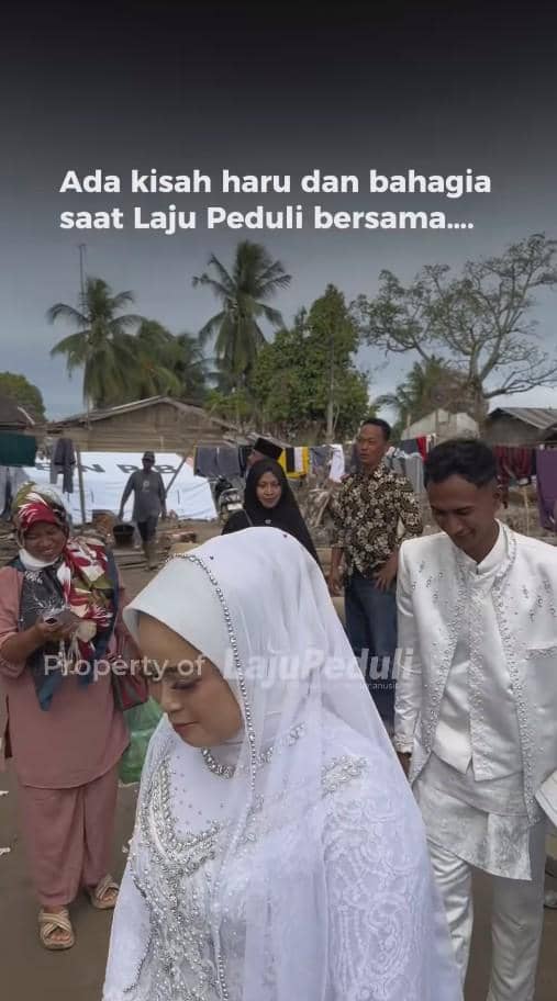 Arie Untung Saksikan Pengantin Menikah (instagram.com/lajupeduliofficial)