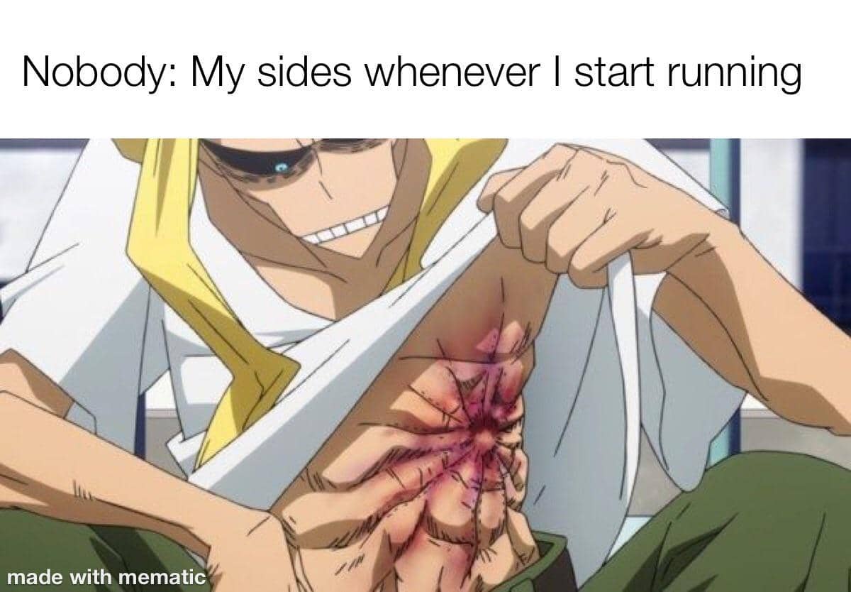 meme kartun tentang lari