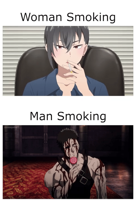 meme anime tentang permen