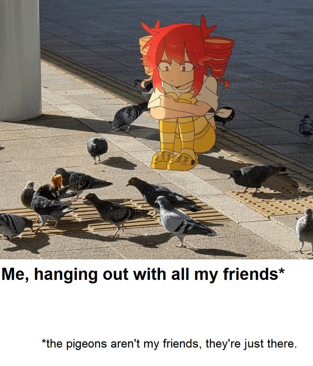 meme anime tentang nongkrong