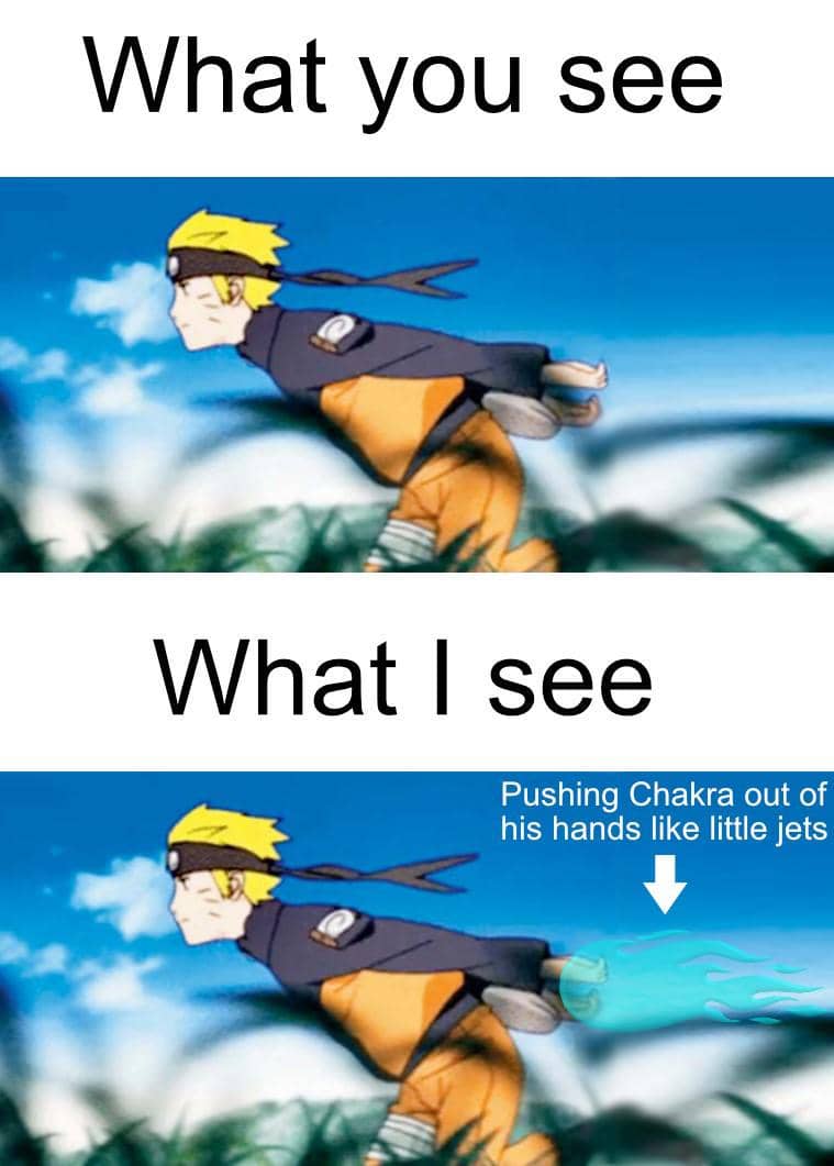 meme kartun tentang lari