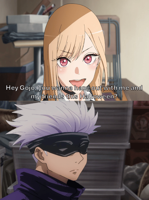 meme anime tentang nongkrong