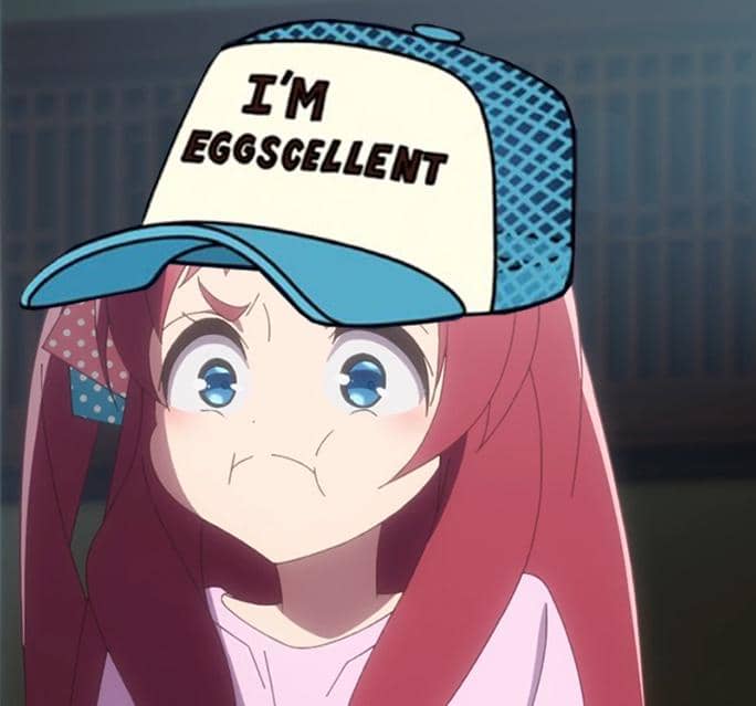 meme anime tentang telur