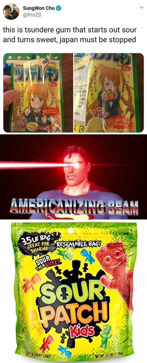 meme anime tentang permen