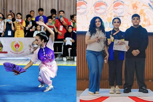 Kris Dayanti Raih Medali Emas di Kejuaraan Wushu (instagram.com/krisdayantilemos)