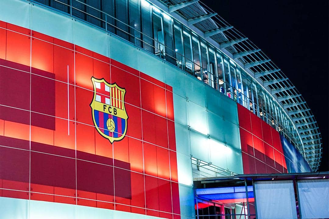 ilustrasi logo Barcelona