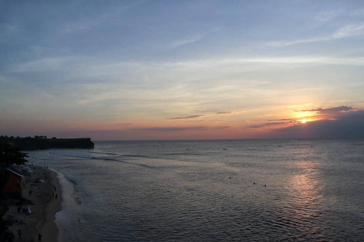 sunset di Pantai Balangan (dok.pribadi/Natalia Indah)