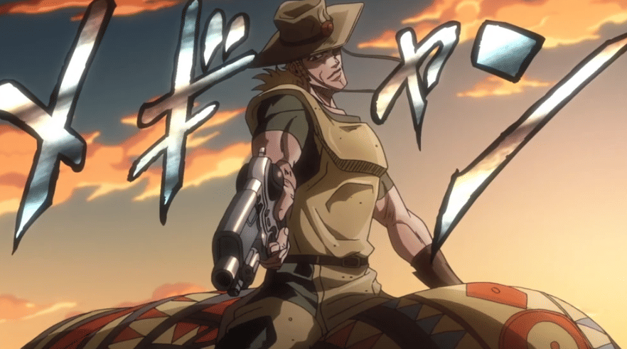 Karakter Hol Horse dari anime JoJo's Bizarre Adventure: Stardust Crusaders (2014)