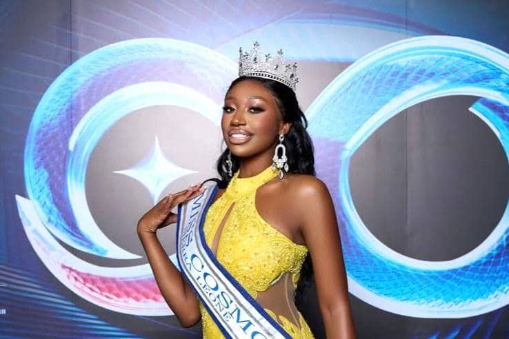 potret Marcella Momoh, Miss Cosmo Sierra Leone 2025
