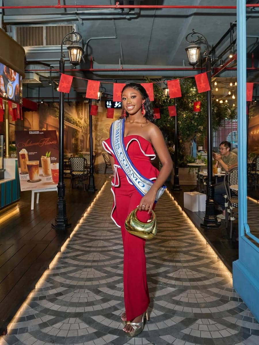 potret Marcella Momoh, Miss Cosmo Sierra Leone 2025 