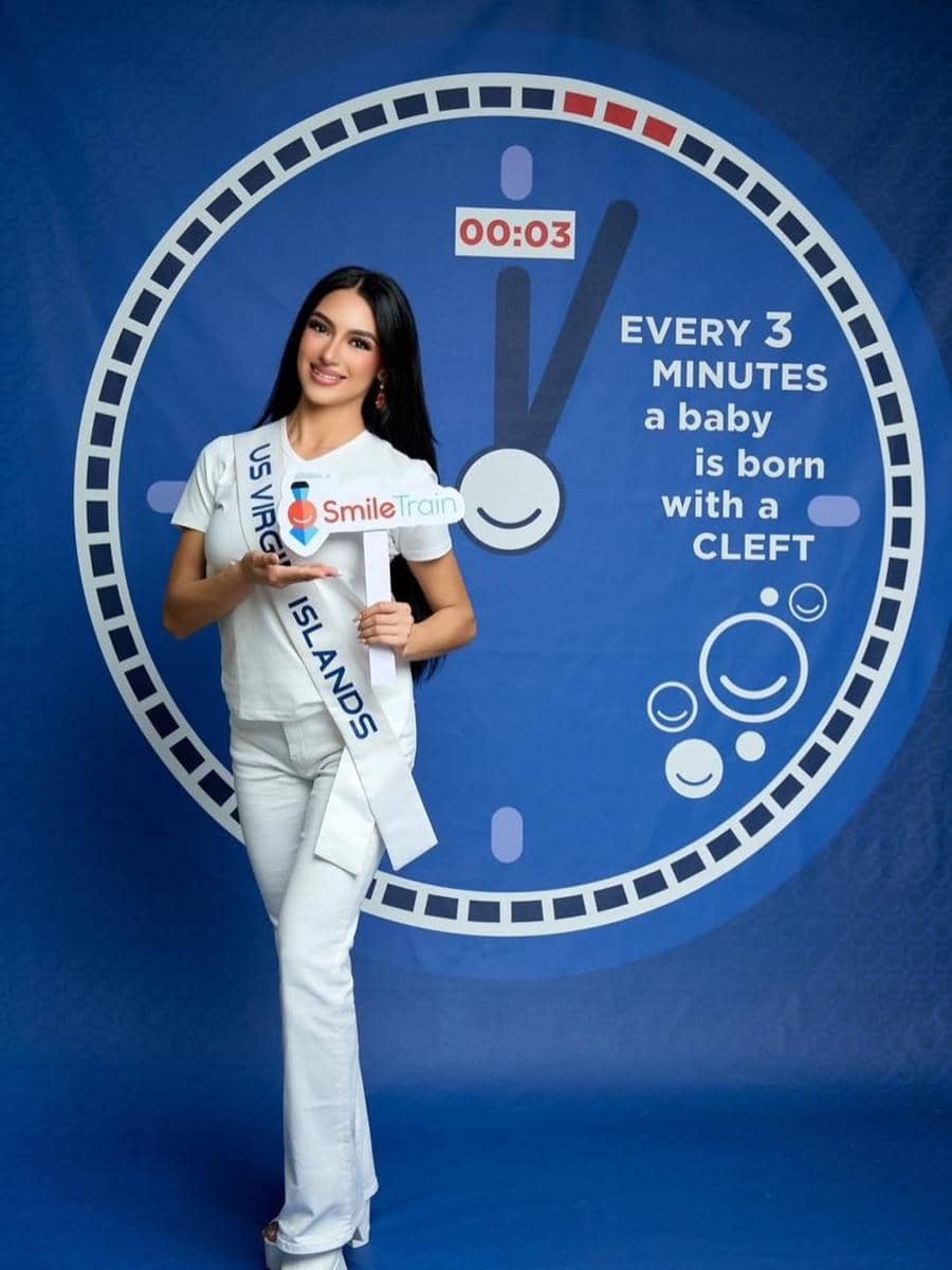 potret Francely Lopez, Miss Cosmo Kepulauan Virgin AS 2025