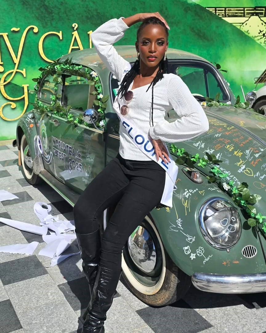 potret Madly Marian, Miss Cosmo Guadeloupe 2025