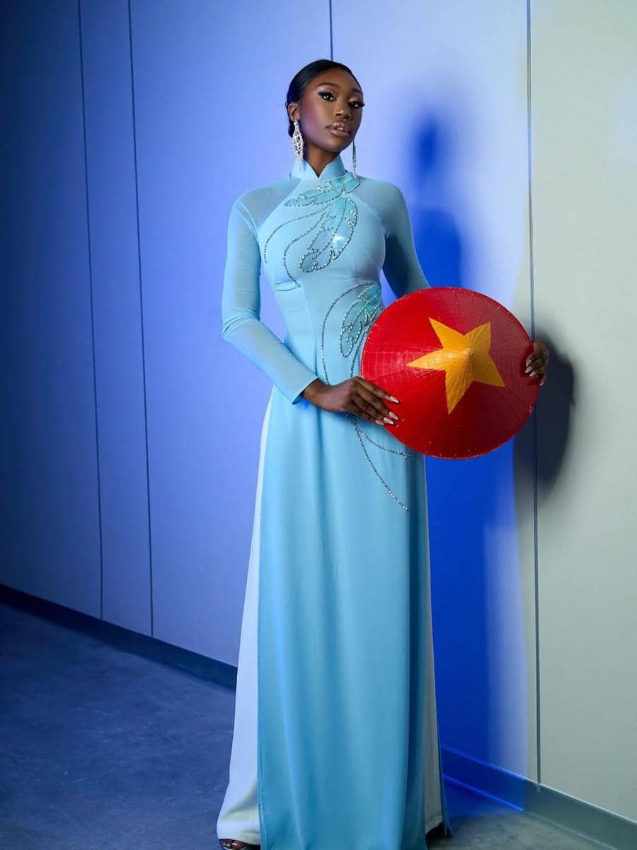 potret Marcella Momoh, Miss Cosmo Sierra Leone 2025