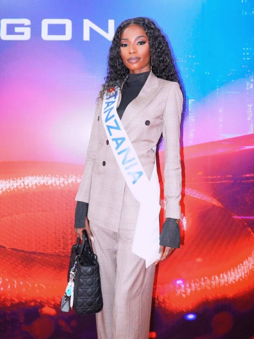 potret Jesca Micca, Miss Cosmo Tanzania 2025