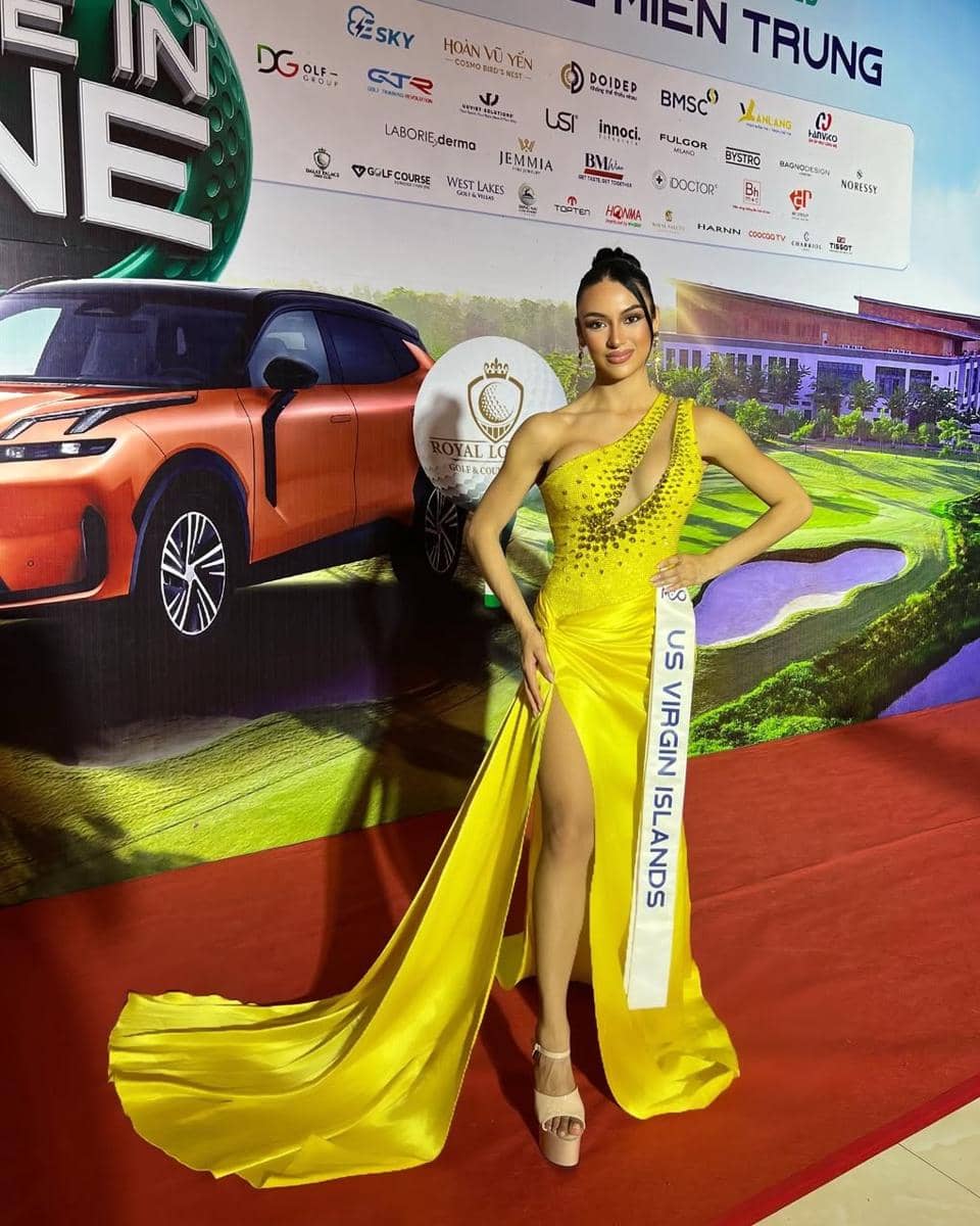 potret Francely Lopez, Miss Cosmo Kepulauan Virgin AS 2025