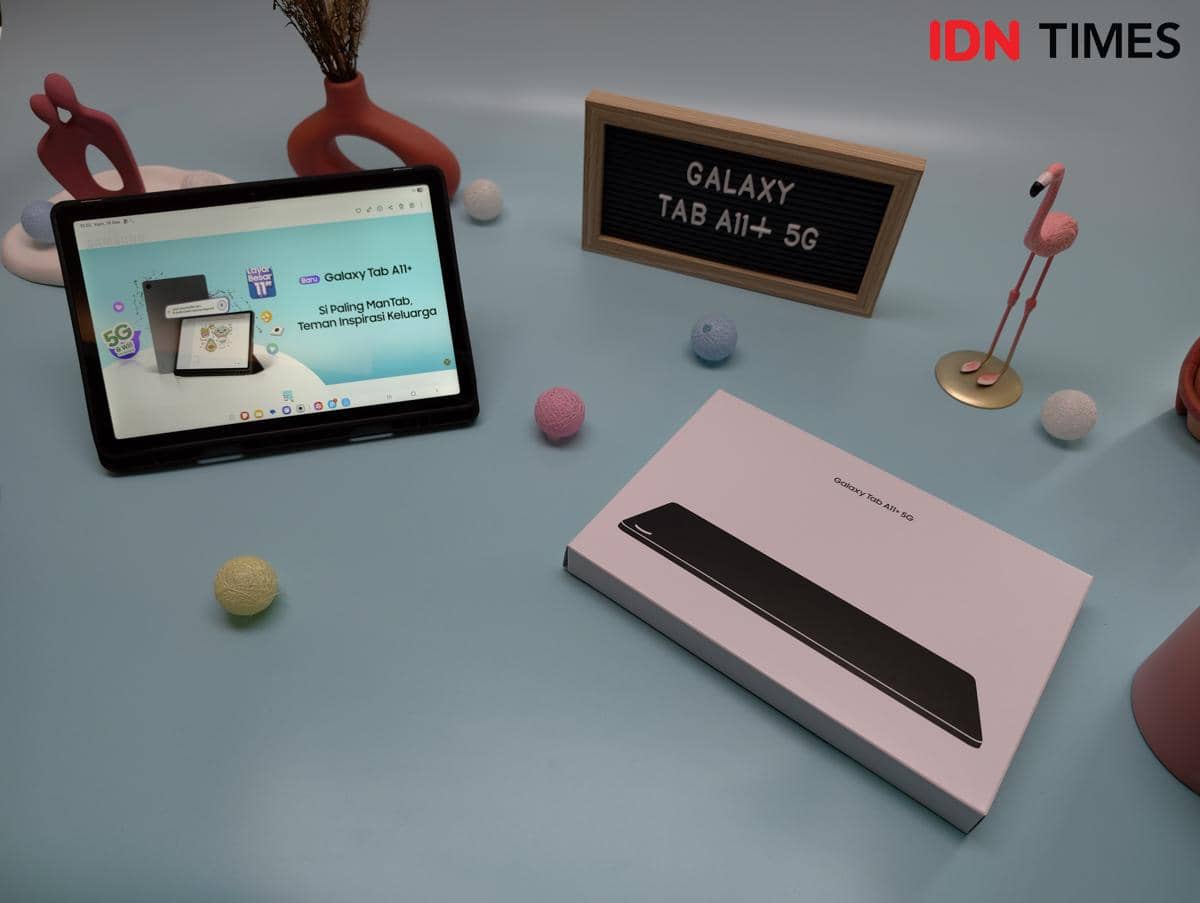 Samsung Galaxy Tab A11+ 5G (IDN Times/Fatkhur Rozi)