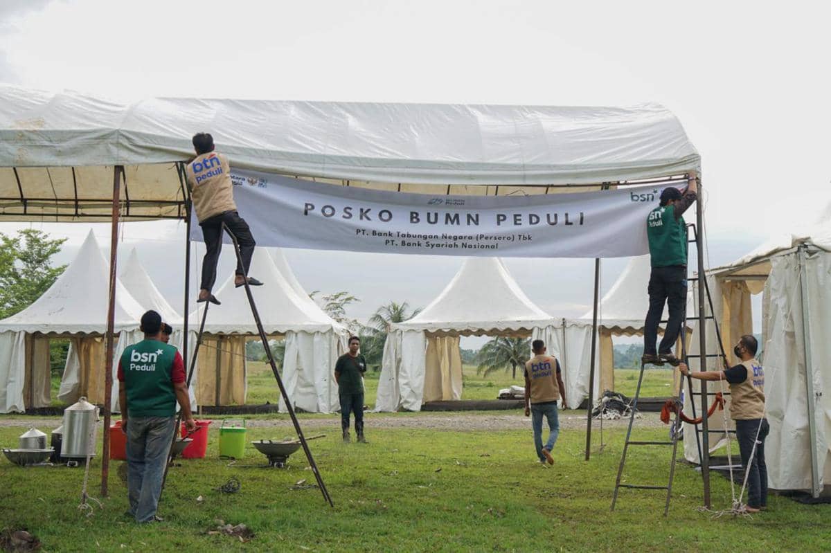 BTN Dirikan Dapur Umum Berkapasitas 1.000 Porsi Makanan di Pidie Jaya