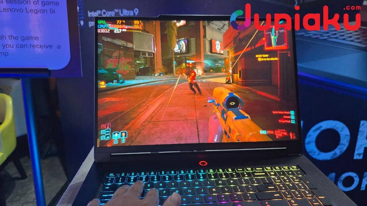 Foto Exclusive Media Hands-on Lenovo Legion 9i (18”, 10). Fotografer: Fahrul Nurullah. (Duniaku.com/Fahrul Nurullah)