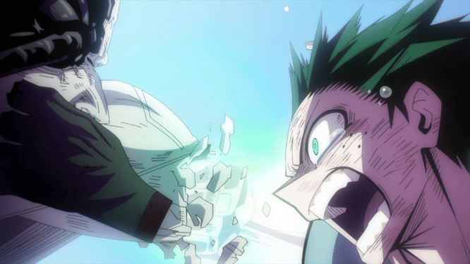 Deku mengalahkan AFO dan Shigaraki 