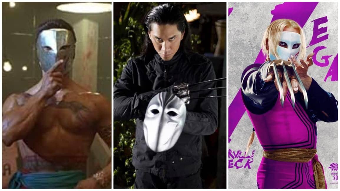 Tiga versi Vega Street Fighter film. (Dok. Legendar Pictures, Capcom/Street Fighter)