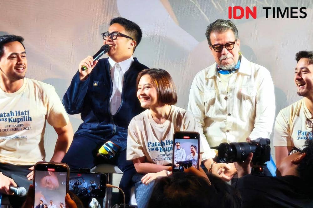 Potret press conference film Patah Hati yang Kupilih di Jakarta, Kamis (18/12/2025)