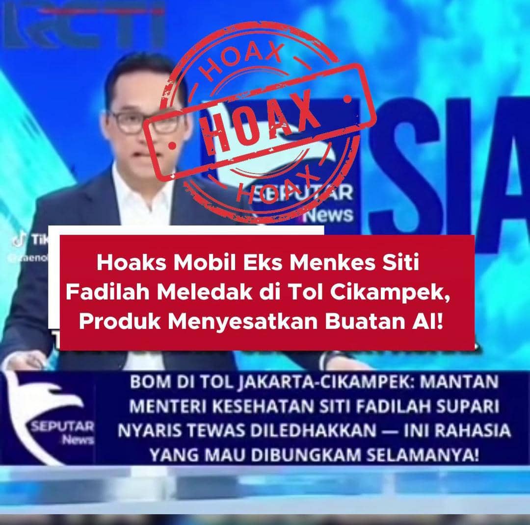 Video narasikan mantan Menkes Siti Fadilah Supari adalah hoaks